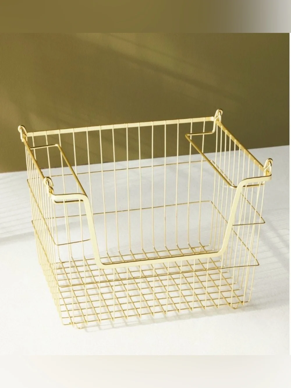 Barbara Stackable Wire 3-Tier storage bin/ Bath Organizer